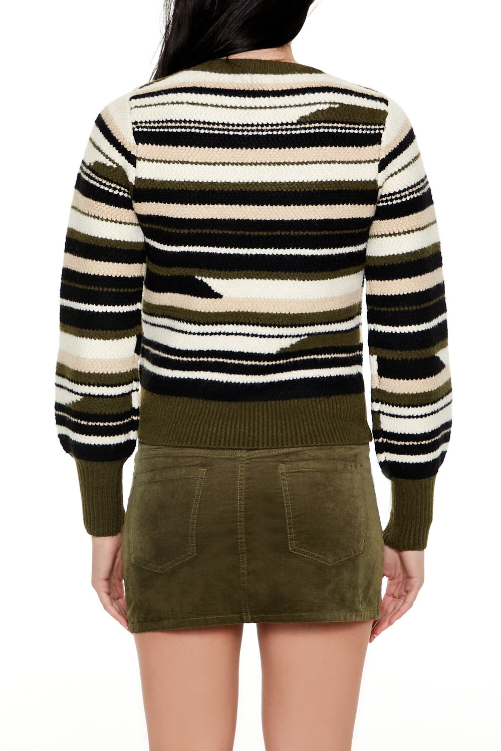 Abstract Striped Sweater | Forever 21 Women