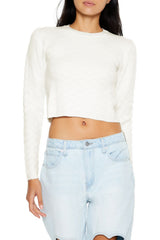 Textured Cropped Sweater | Forever 21 Women