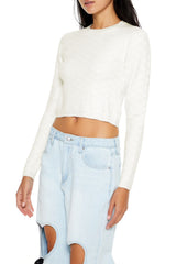 Textured Cropped Sweater | Forever 21 Women