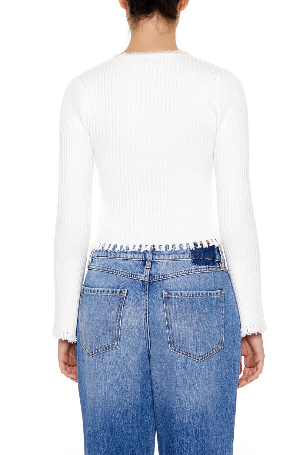 Frayed Cardigan Sweater | Forever 21 Women