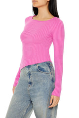 Asymmetrical Ribbed Knit Sweater | Forever 21 Women