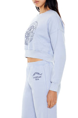 Caviar Graphic Cropped Pullover | Forever 21 Women