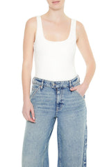 Textured V-Back Tank Bodysuit | Forever 21 Women