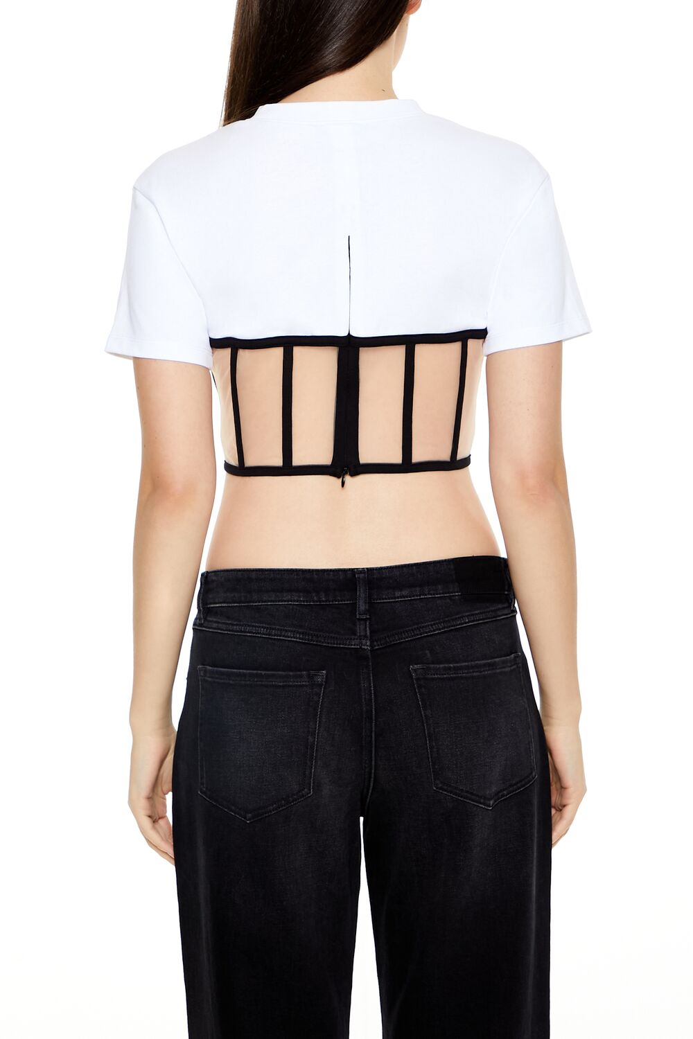Sheer Corset Combo Crop Top | Forever 21 Women