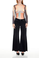 Abstract Print Mesh Bodysuit | Forever 21 Women
