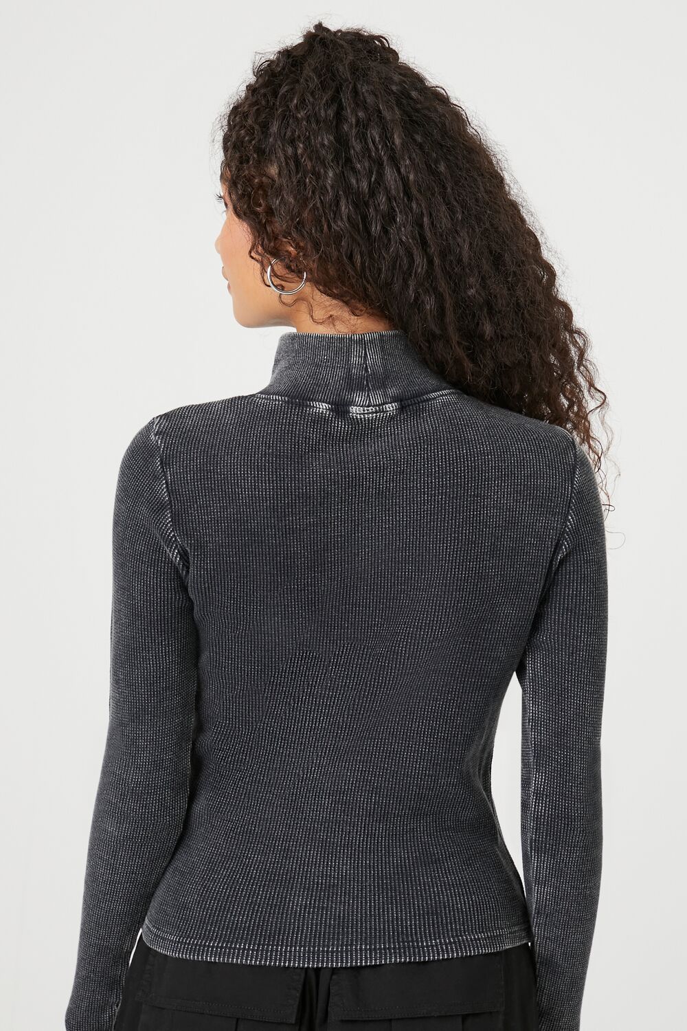 Waffle Knit Turtleneck Top | Forever 21 Women