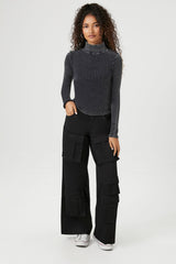 Waffle Knit Turtleneck Top | Forever 21 Women
