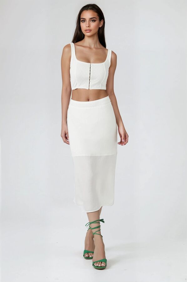 Hook-and-Eye Cropped Tank Top | Forever 21 Women