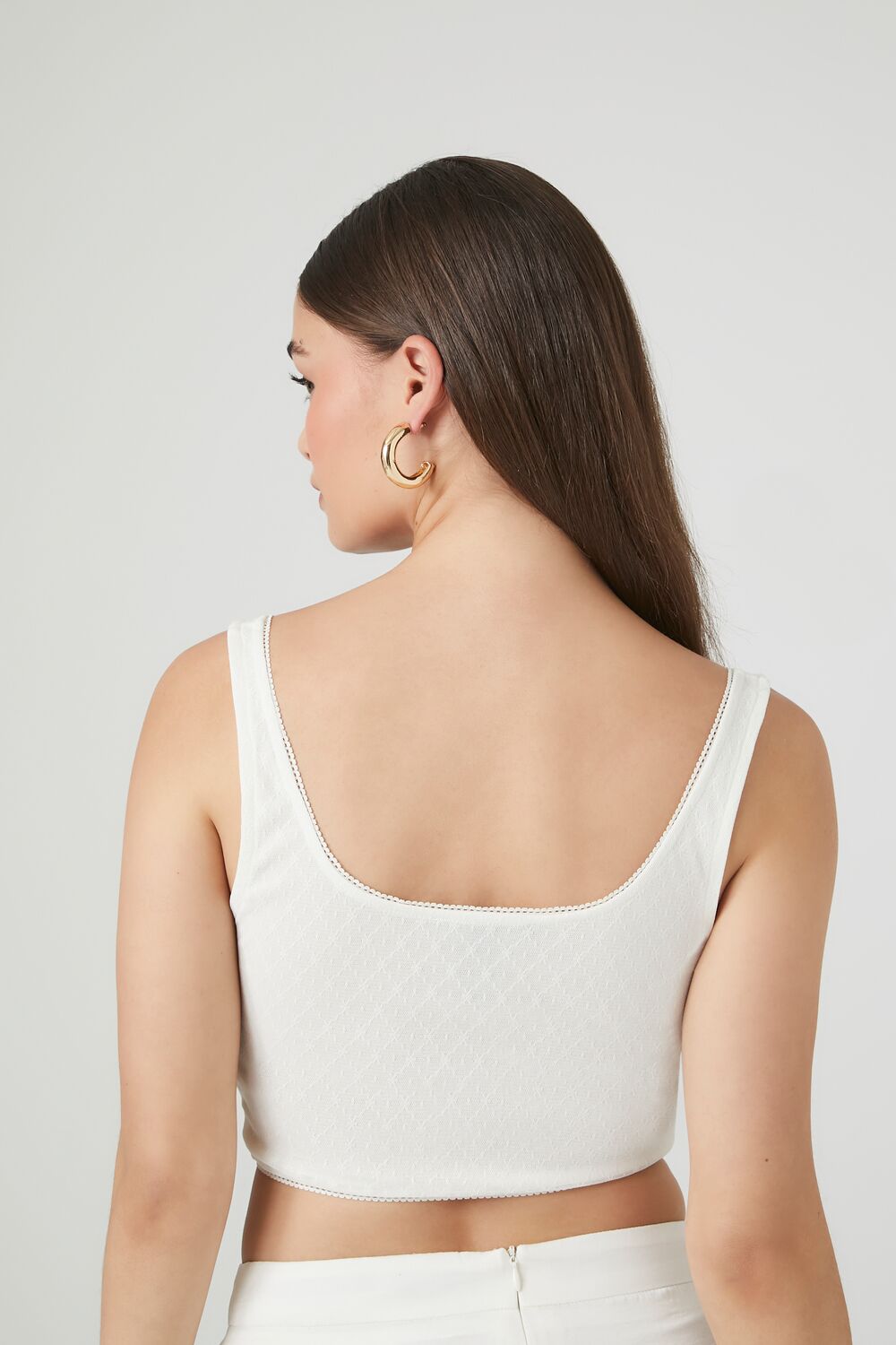 Hook-and-Eye Cropped Tank Top | Forever 21 Women