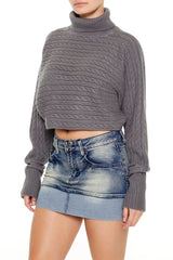 Cable Knit Turtleneck Sweater | Forever 21 Women