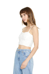 Ruched Cropped Cami | Forever 21 Women