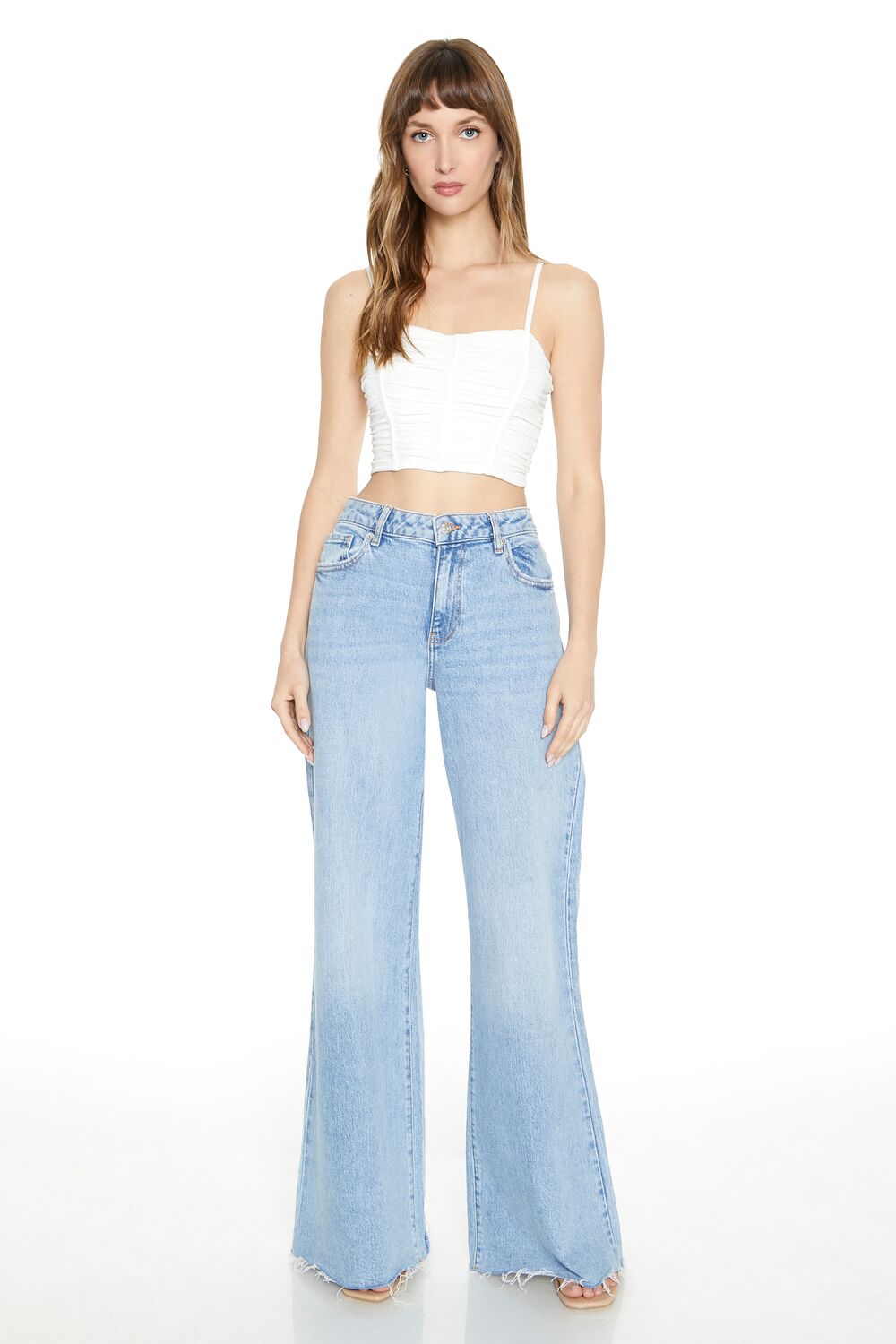 Ruched Cropped Cami | Forever 21 Women