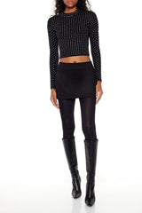 Rhinestone Cropped Sweater | Forever 21 Women