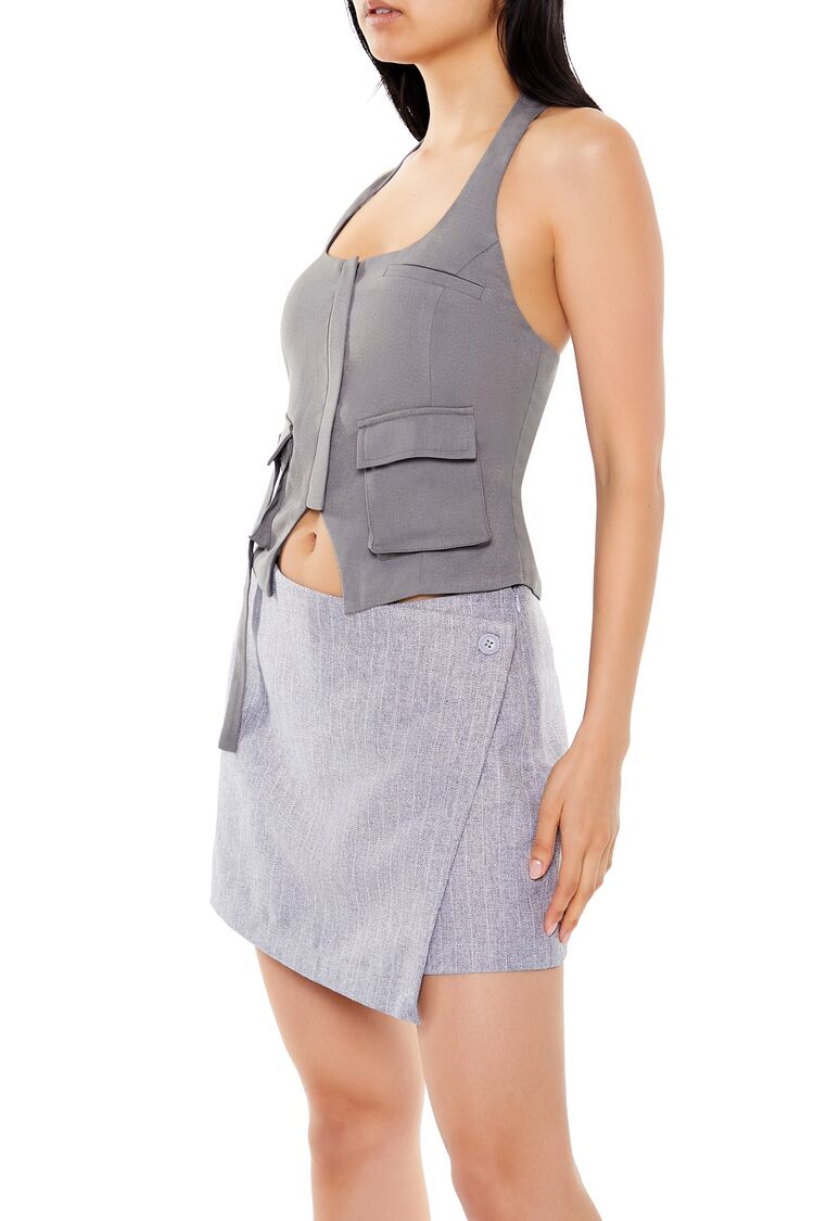 Split-Hem Halter Top | Forever 21 Women