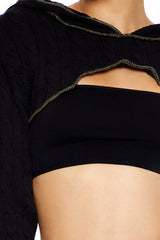 Hooded Cable Knit Shrug Sweater | Forever 21 Women