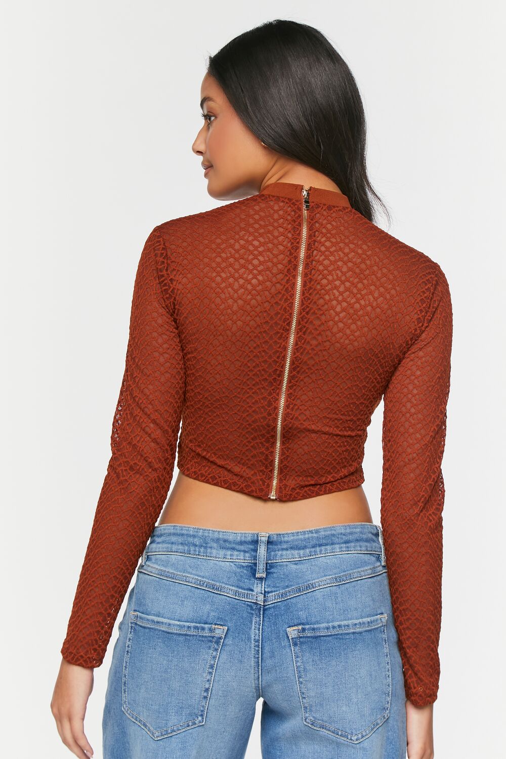 Netted Mesh Bustier Top | Forever 21 Women