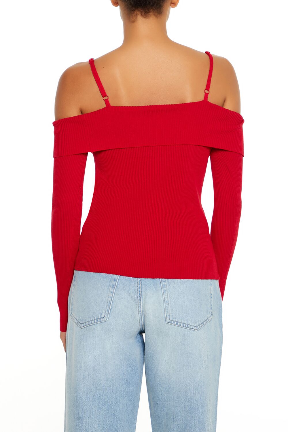 Open-Shoulder Sweater-Knit Top | Forever 21 Women