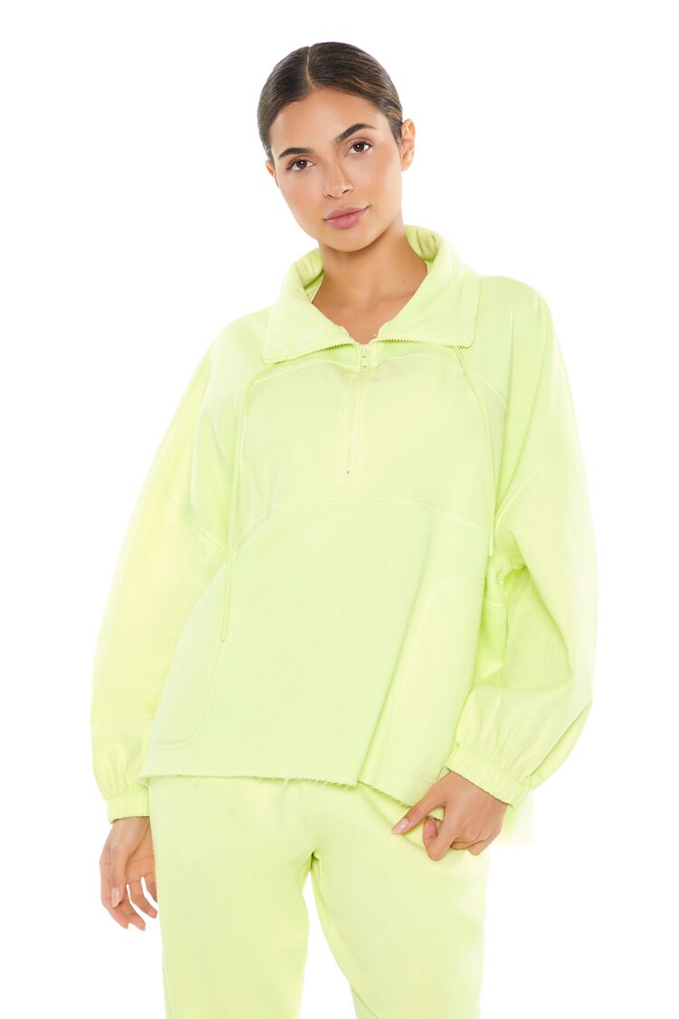 Active Half-Zip Fleece Pullover | Forever 21 Women