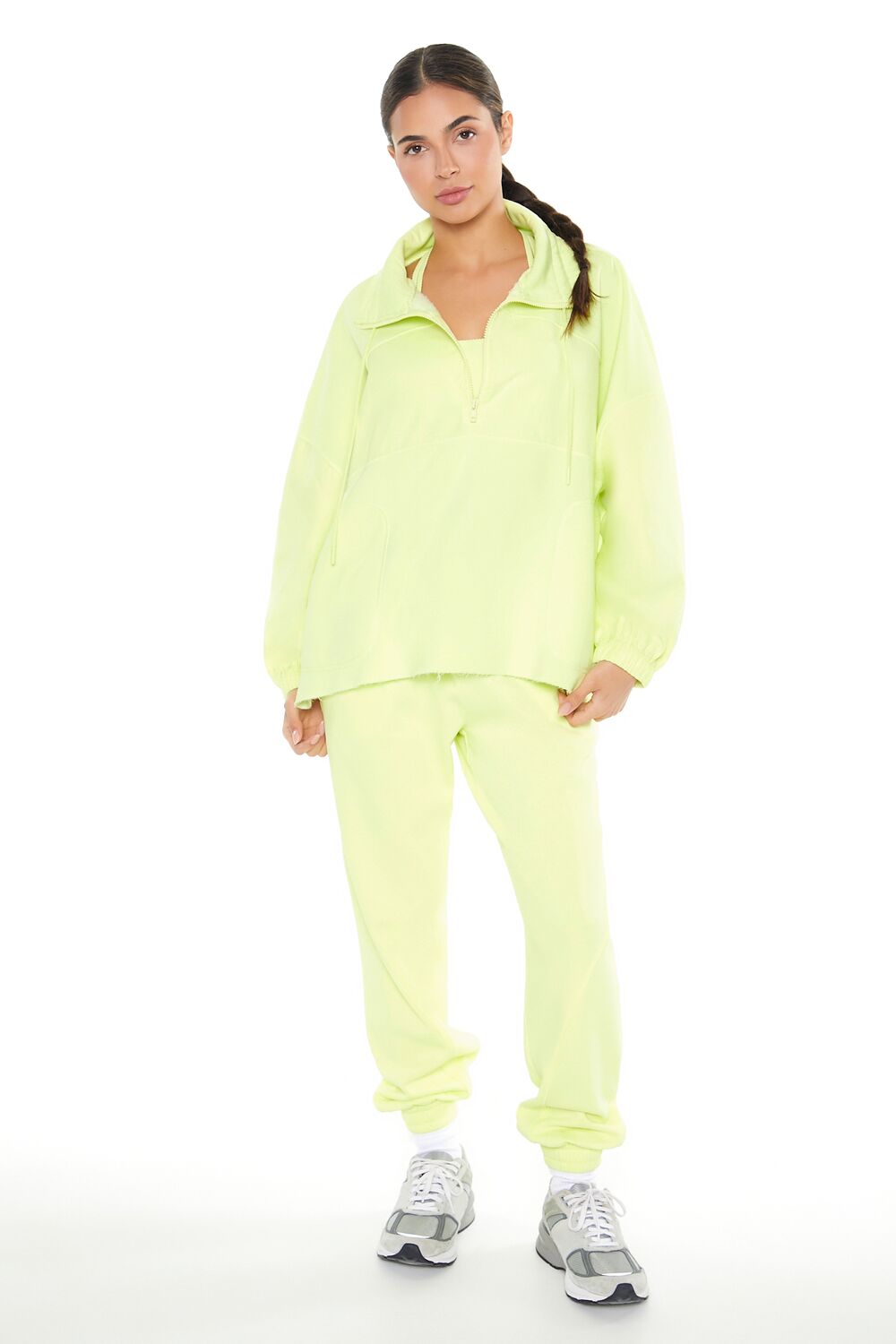 Active Half-Zip Fleece Pullover | Forever 21 Women