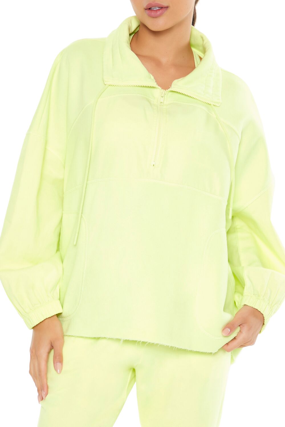 Active Half-Zip Fleece Pullover | Forever 21 Women