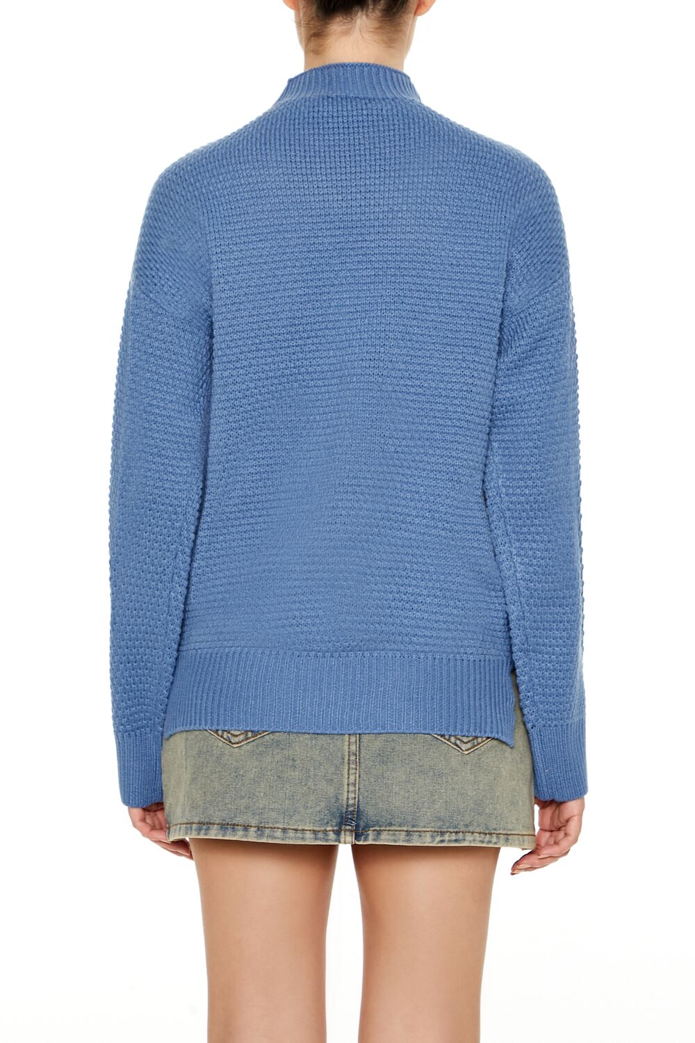 Textured Mock Neck Sweater | Forever 21 Women