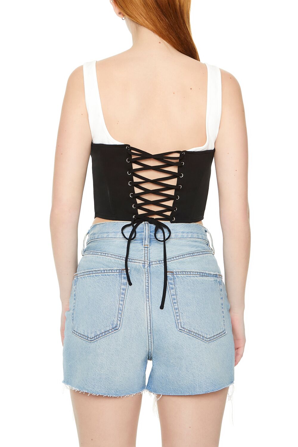 Lace-Up Corset Combo Top | Forever 21 Women
