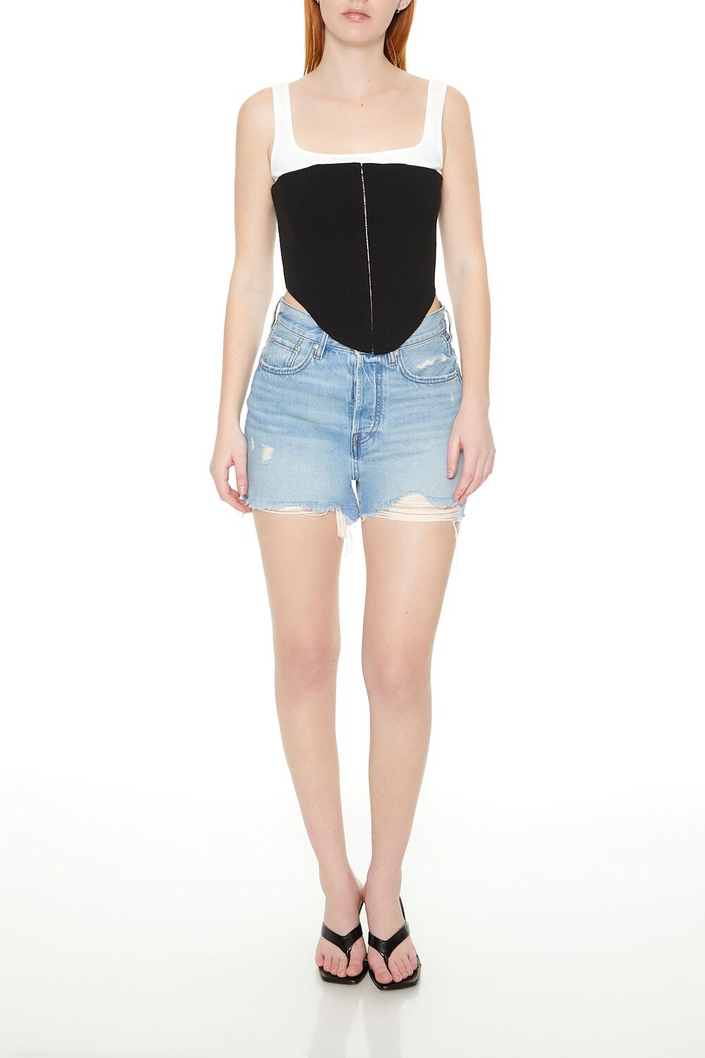 Lace-Up Corset Combo Top | Forever 21 Women