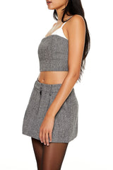 Cropped Tweed Combo Cami | Forever 21 Women