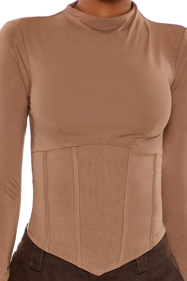 Corset High-Neck Top | Forever 21 Women