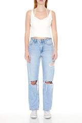 Strappy Combo Cutout Crop Top | Forever 21 Women