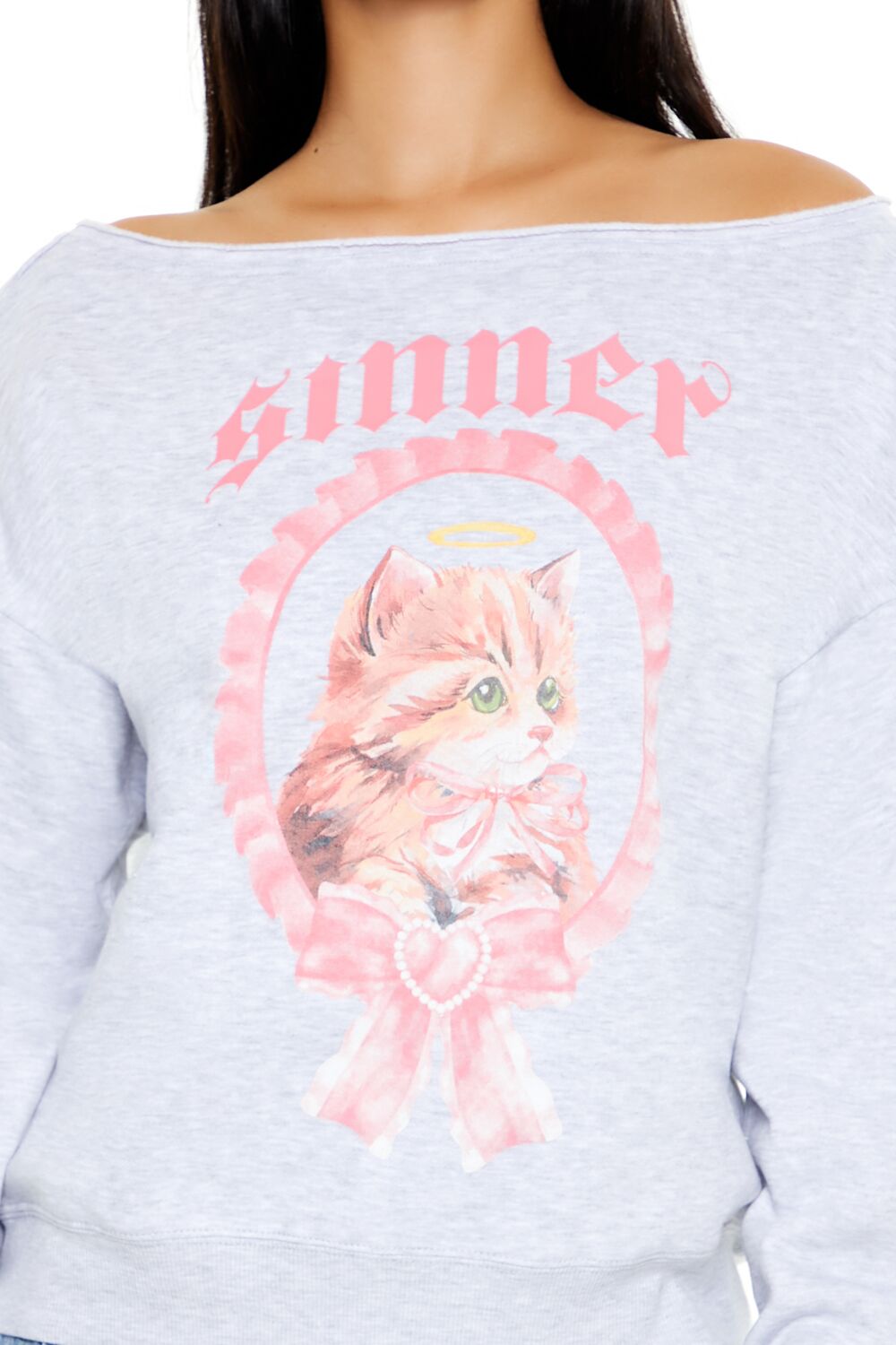 Sinner Kitten Graphic Pullover | Forever 21 Women