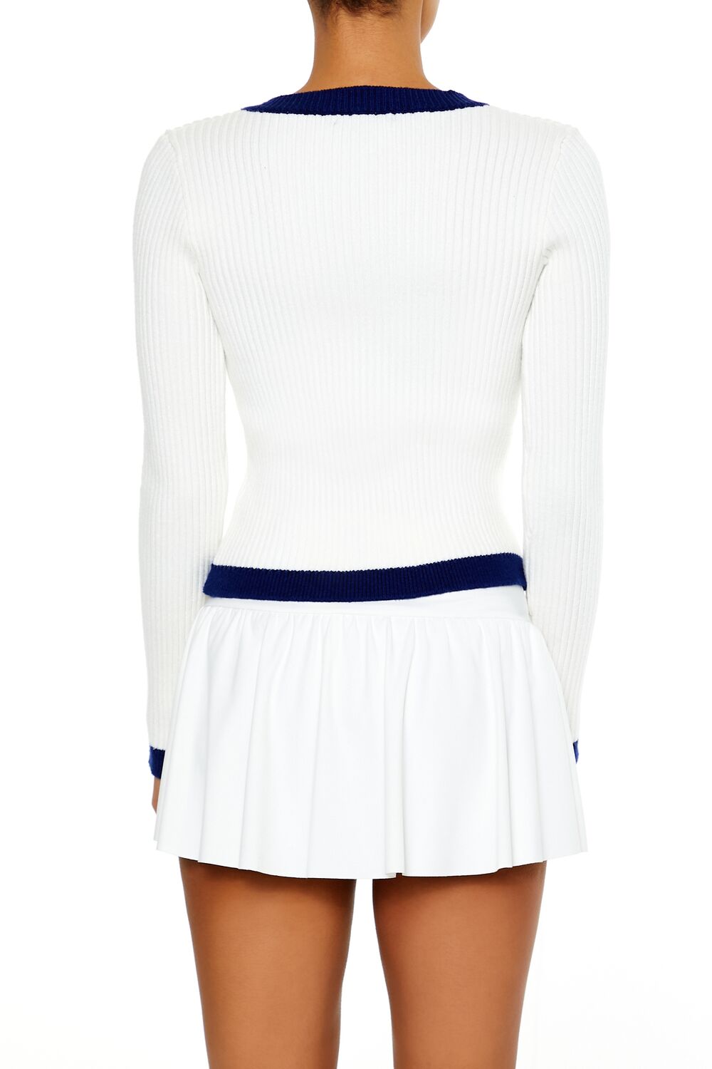 6 Graphic V-Neck Sweater | Forever 21 Women