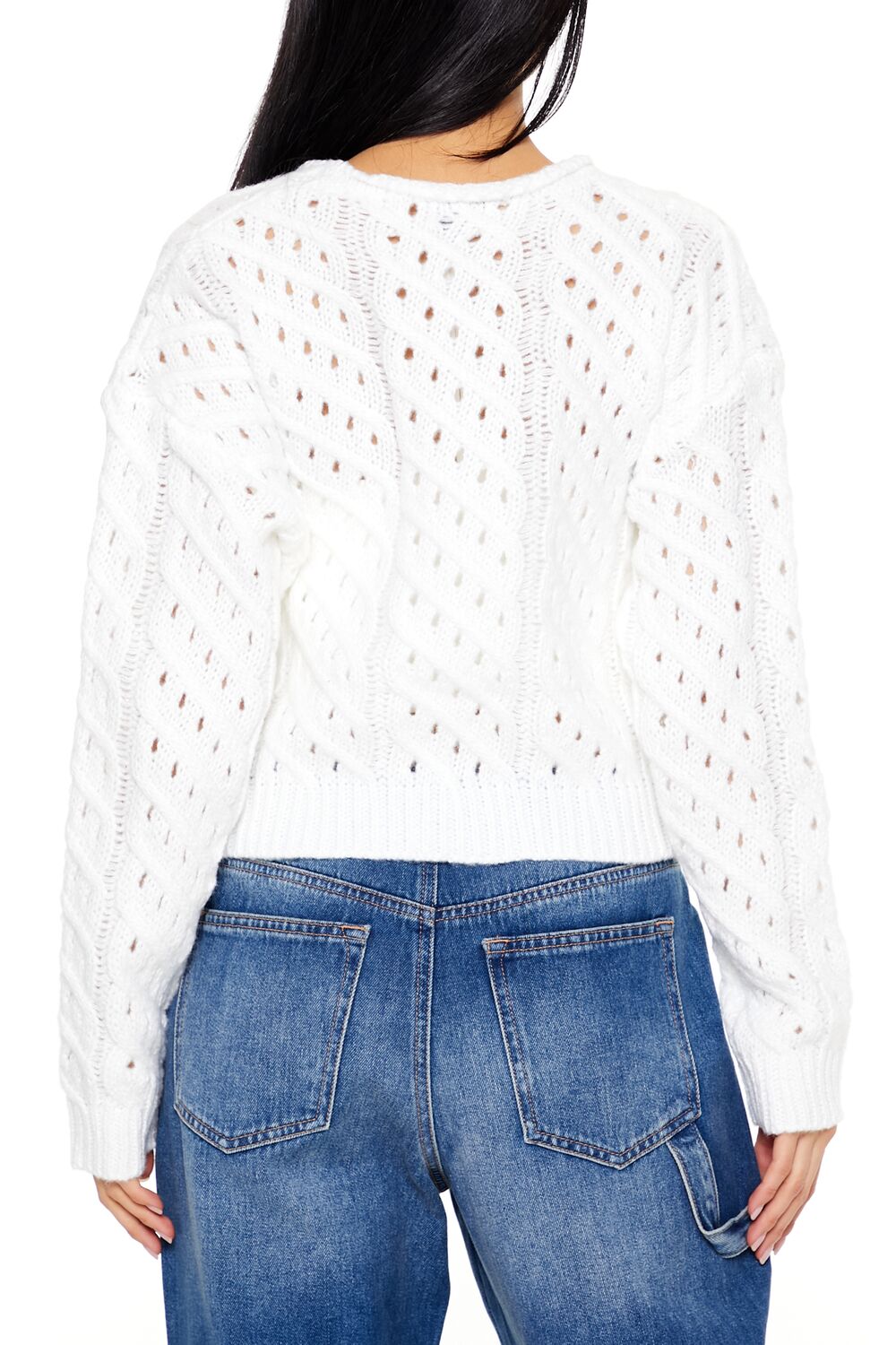 Open Cable Knit Sweater | Forever 21 Women