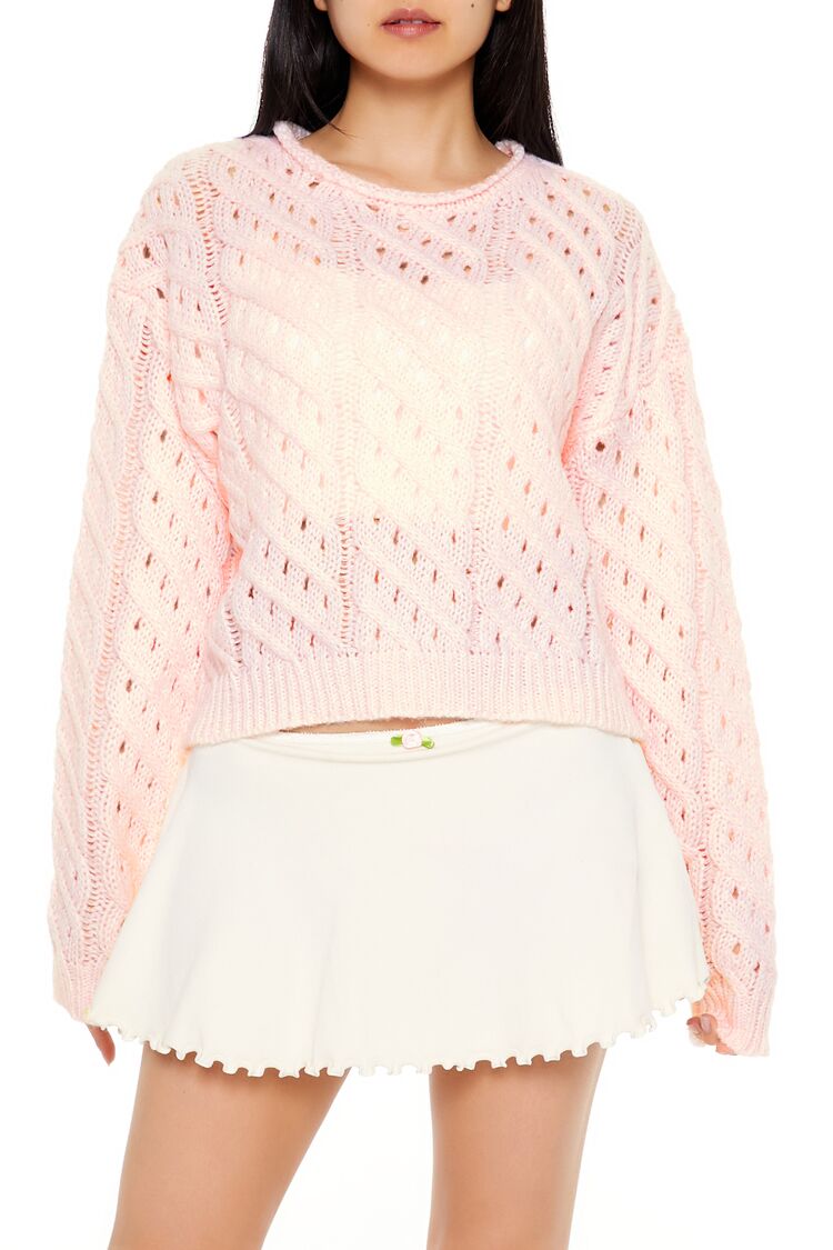 Open Cable Knit Sweater | Forever 21 Women