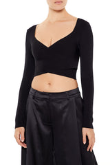 Sweater-Knit Crossover Crop Top | Forever 21 Women