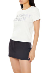 Rhinestone Birthday Queen Tee | Forever 21 Women
