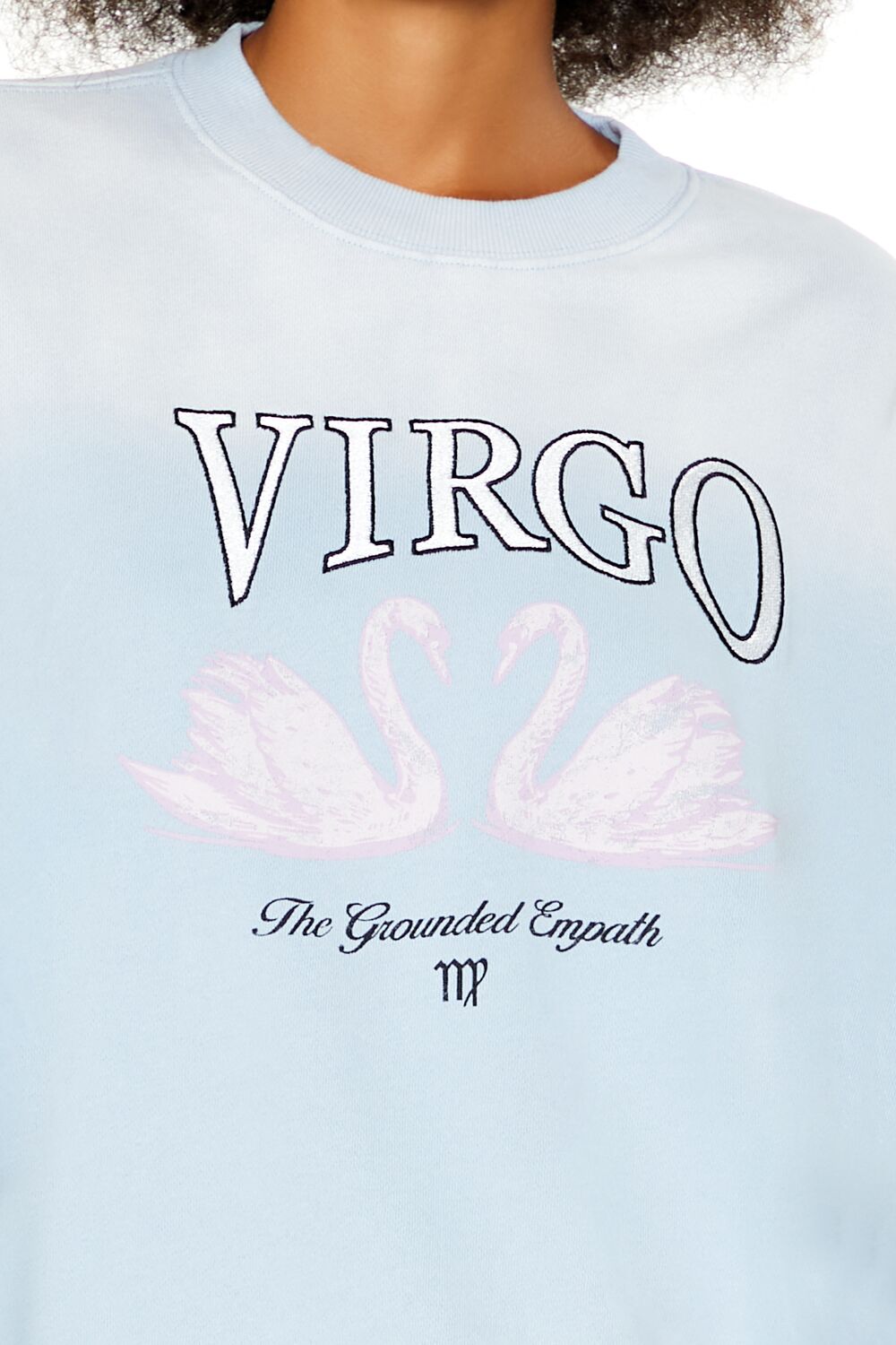 Virgo Swan Fleece Pullover | Forever 21 Women