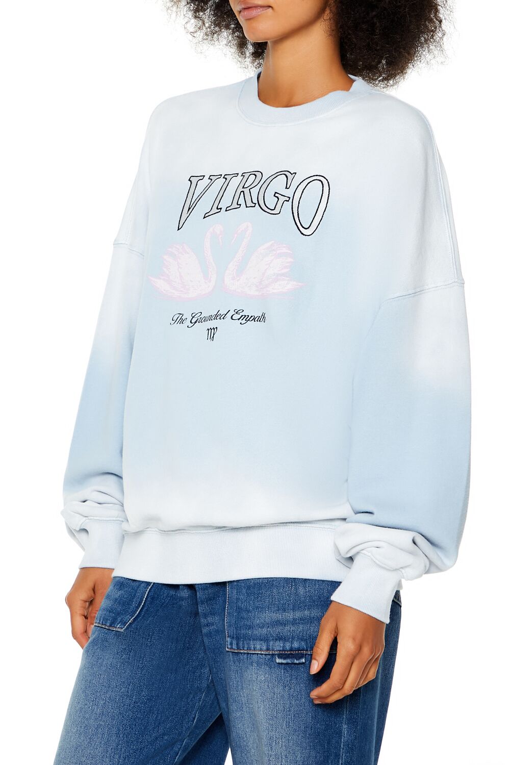 Virgo Swan Fleece Pullover | Forever 21 Women
