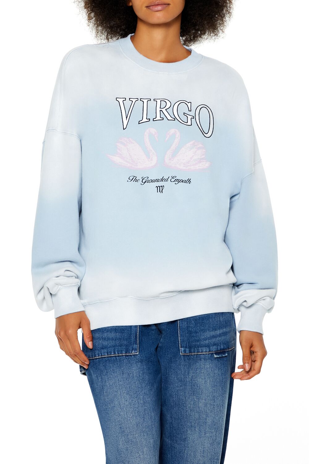 Virgo Swan Fleece Pullover | Forever 21 Women