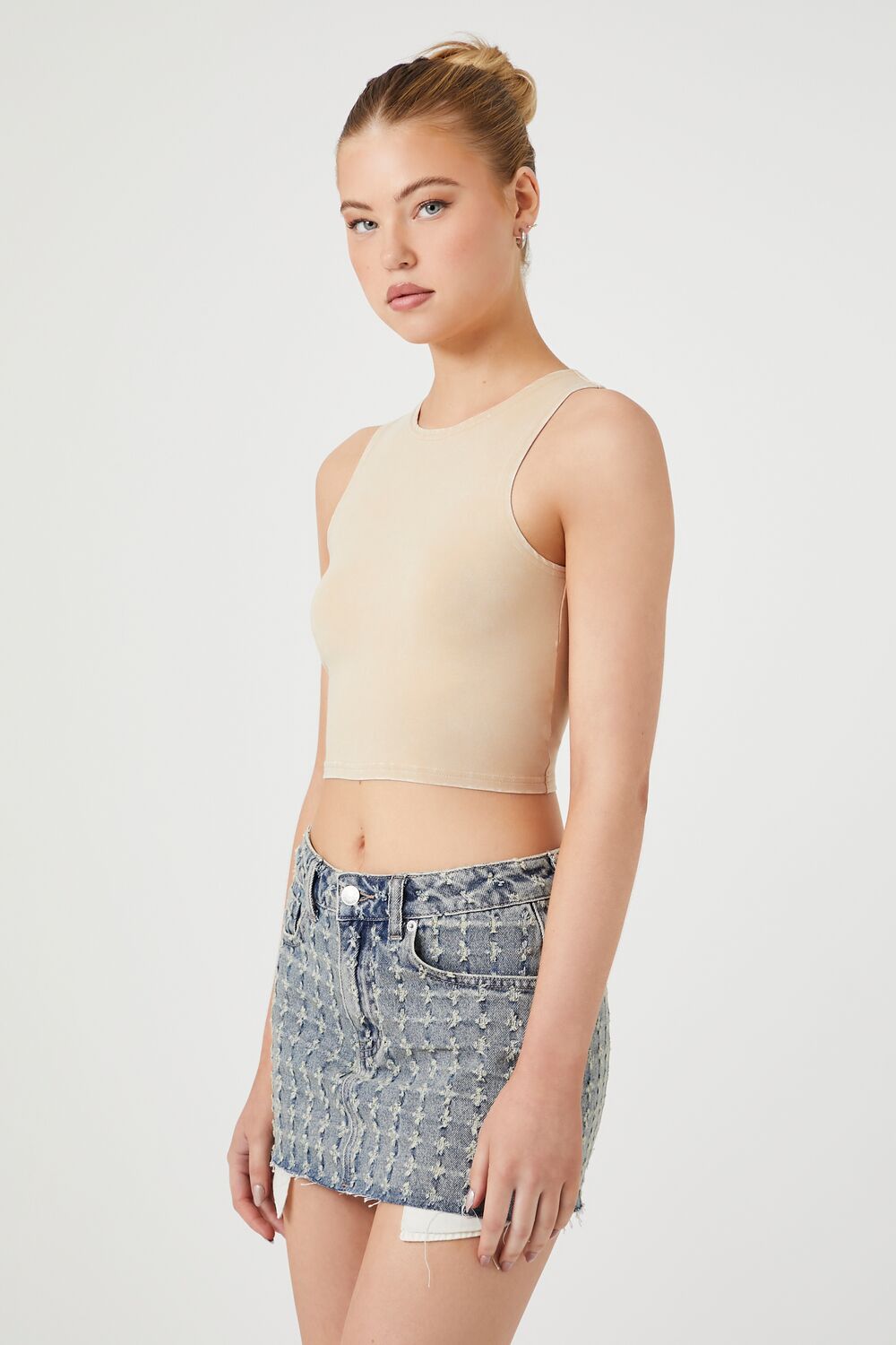 Mineral Wash Crop Top | Forever 21 Women