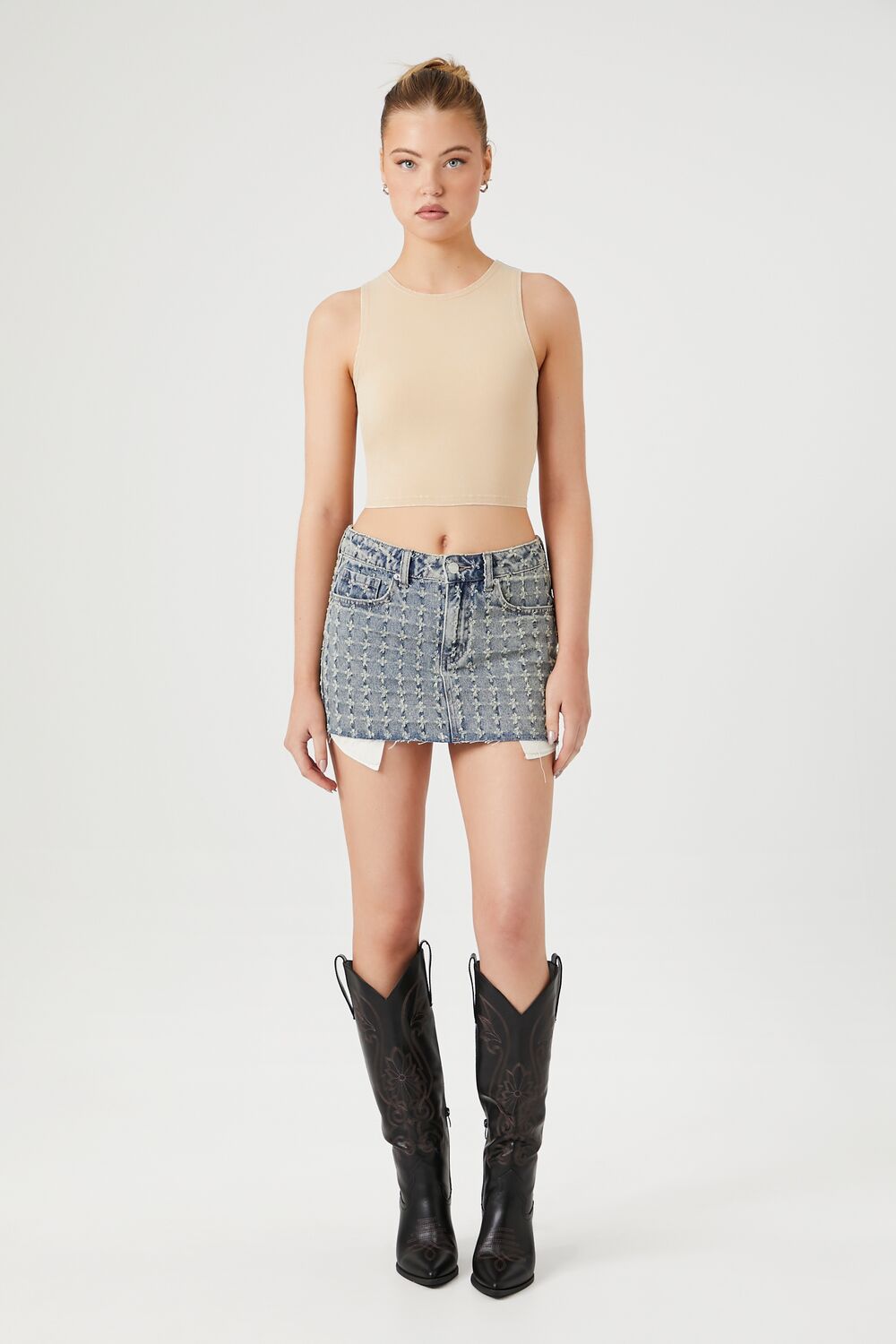 Mineral Wash Crop Top | Forever 21 Women