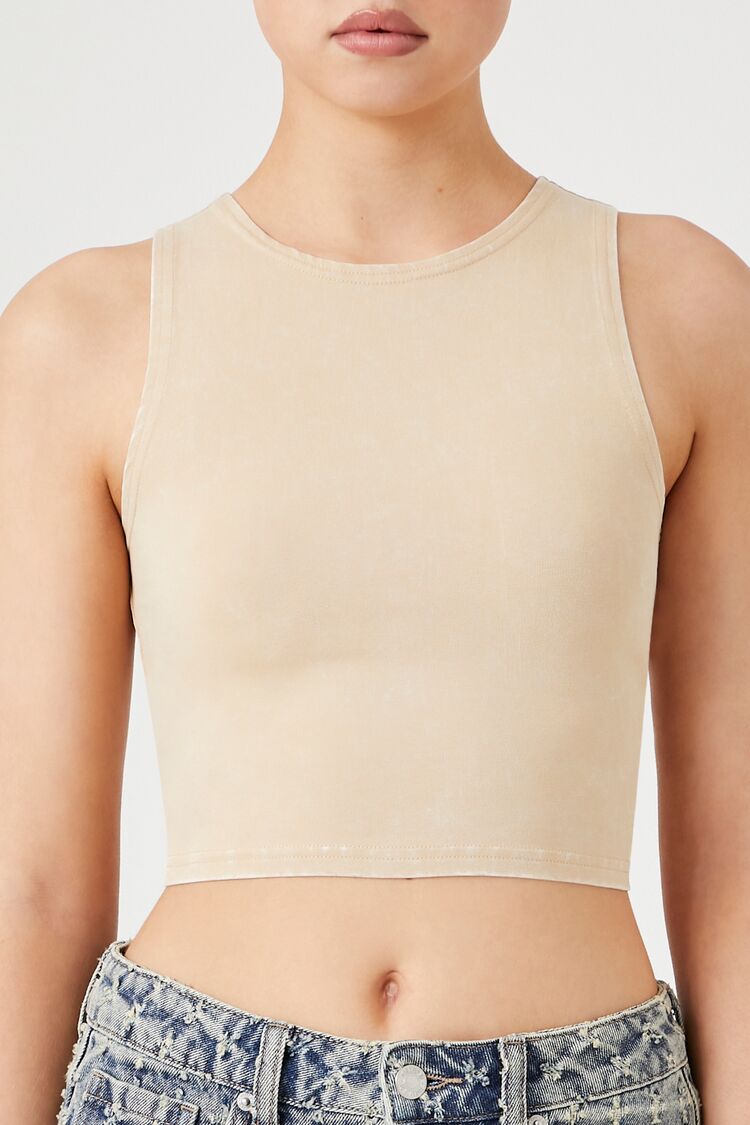 Mineral Wash Crop Top | Forever 21 Women