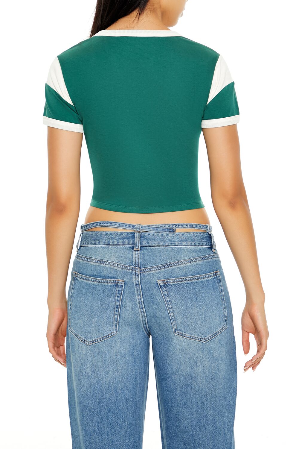 New York Cropped Ringer Tee | Forever 21 Women