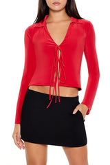 Tie-Front Crop Top | Forever 21 Women