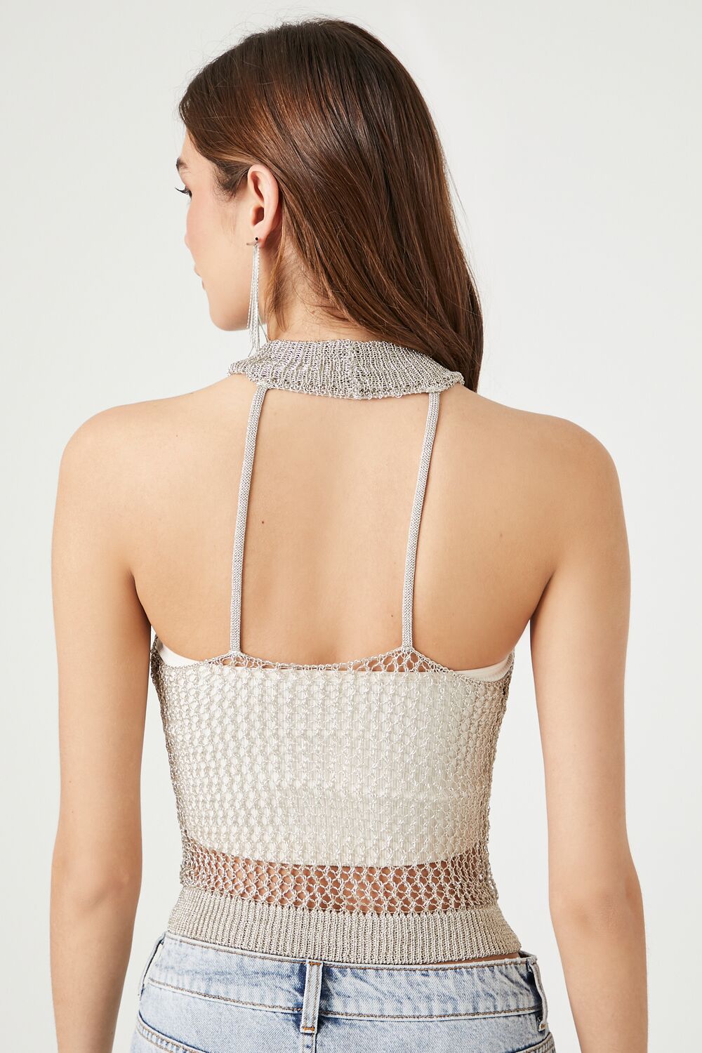 Sheer Crochet Sleeveless Top | Forever 21 Women