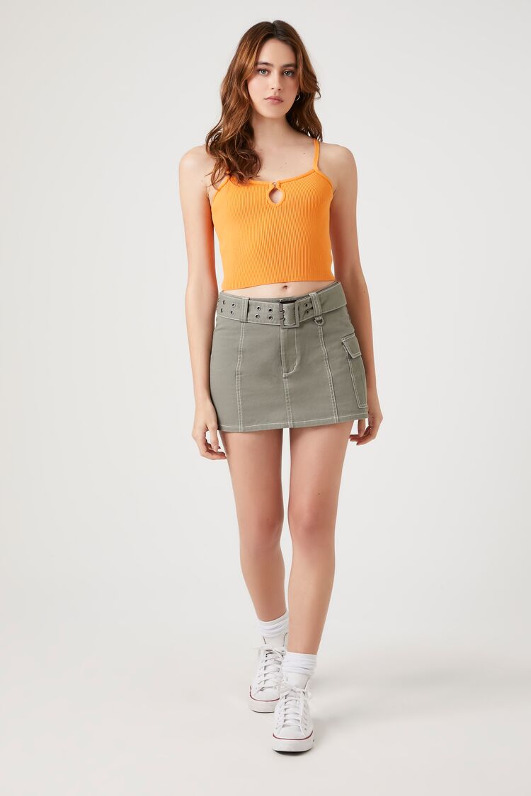 Sweater-Knit Cropped Cami | Forever 21 Women