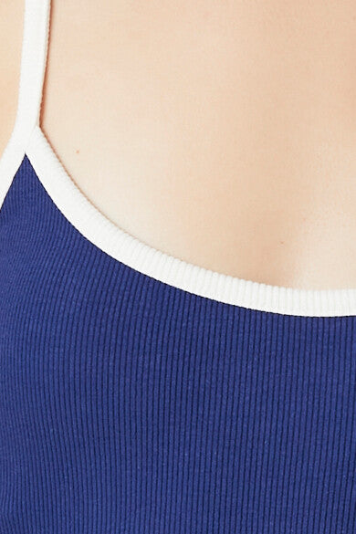 Ribbed Knit Ringer Cami Bodysuit | Forever 21 Women