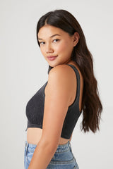 Seamless Ribbed V-Hem Tank Top | Forever 21 Women