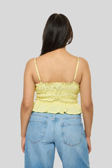 Smocked Poplin Peplum Cami Top | Forever 21 Women
