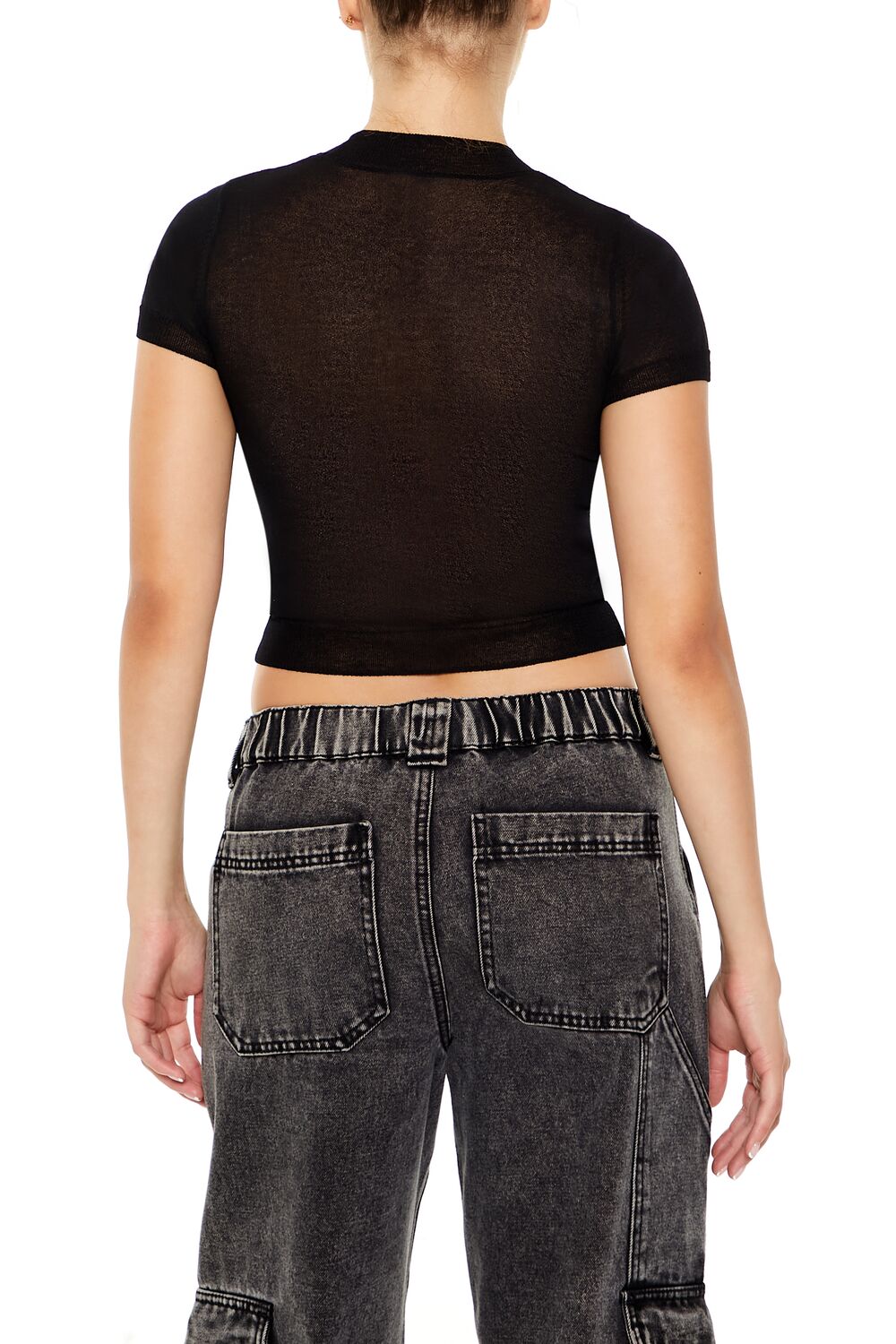 Cropped Sweater-Knit Tee | Forever 21 Women